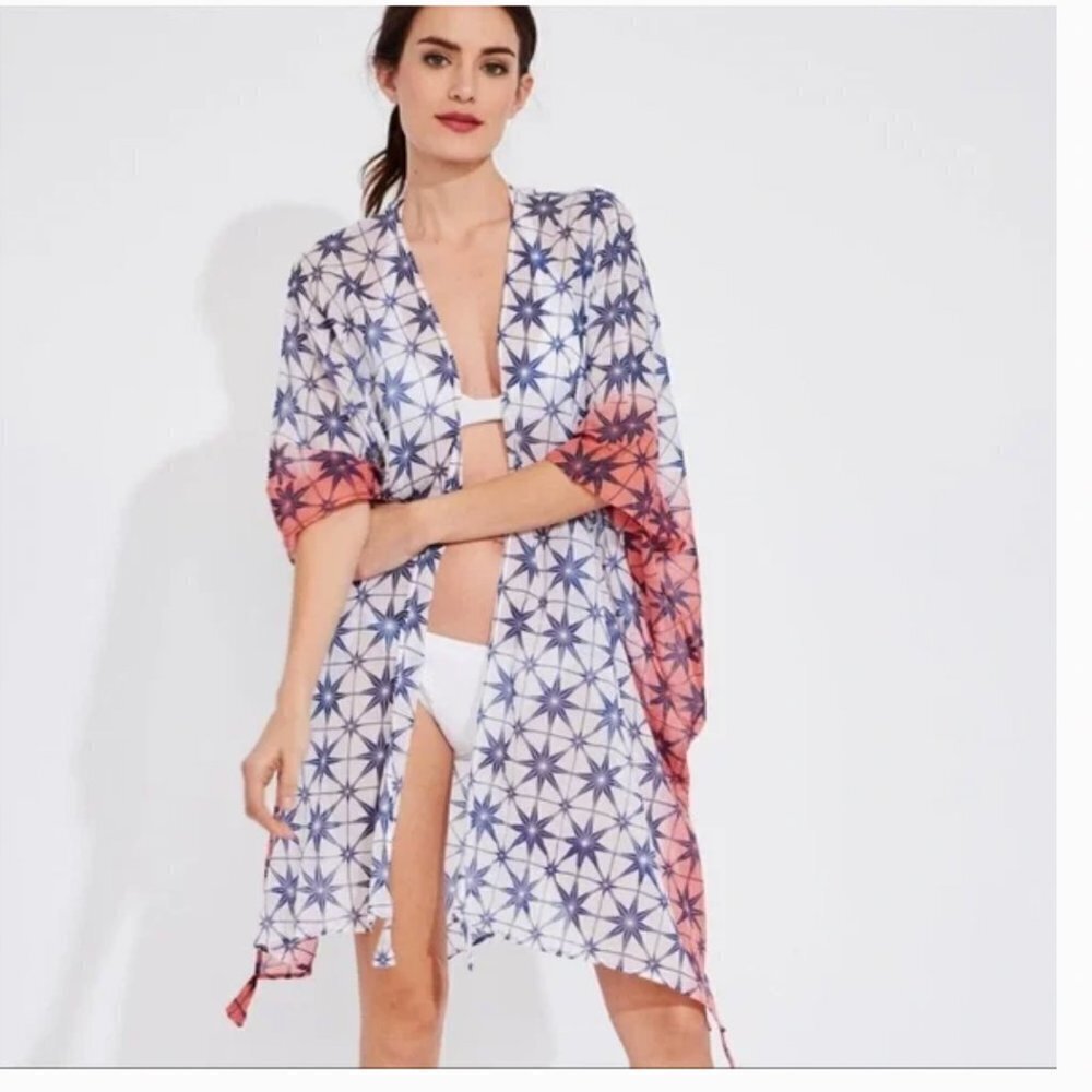 Roller Rabbit Slate Beach Shrug O/S